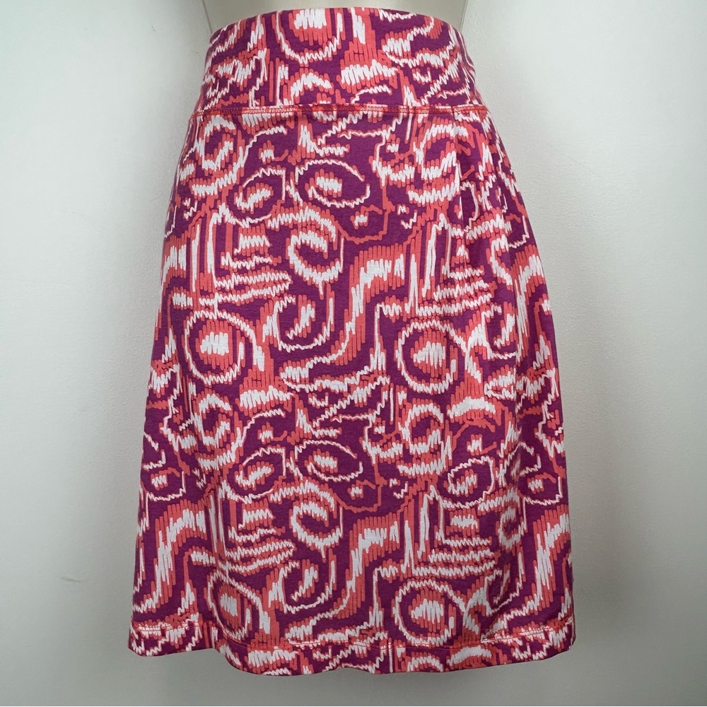 Title Nine Breeze Pull-On A-Line Skirt Women’s sz M Beachy Summer Comfy Vacation